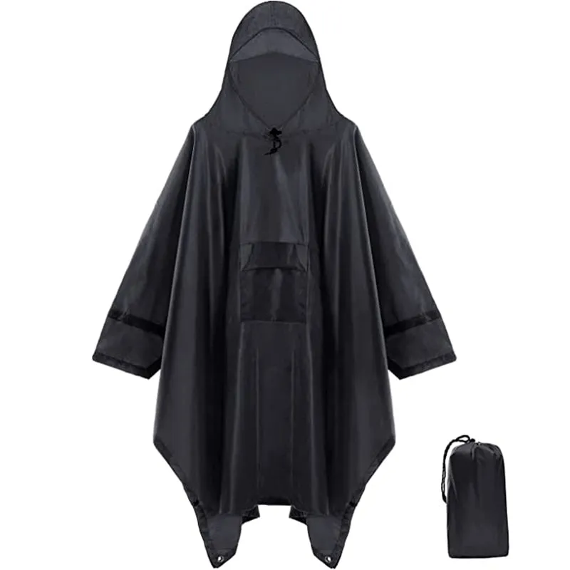 Poncho de pluie 3 en 1 imperméable avec poche centrale Anyoo - TLM181 pocket series