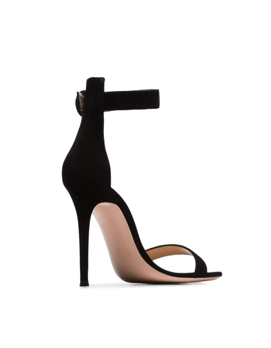 PORTOFINO 105MM SUEDE SANDALS