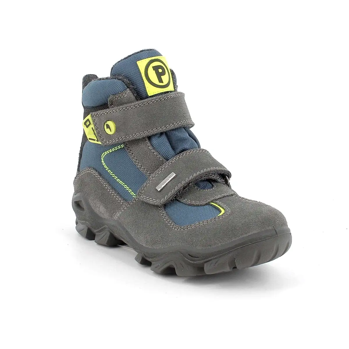 Primigi Boy's (Sizes 36-40) Grey/Blue/Green/Neon Gore-Tex Waterproof