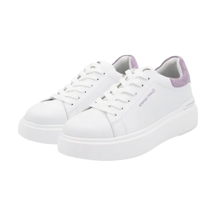 QUEEN HELENA X28 9  Sneakers Donna Platform Bianco Purple