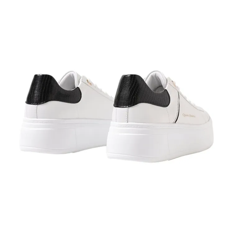 QUEEN HELENA X30 15  Sneakers Donna Platform Bianco Nero