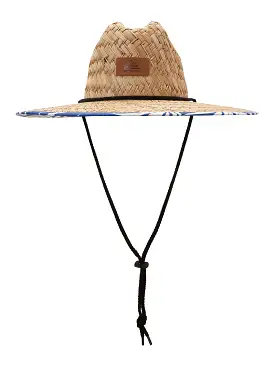 Quiksilver Mens Pierside Print Straw Hat