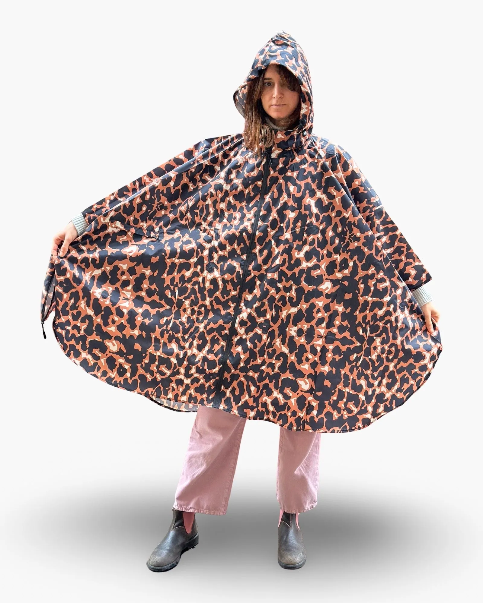 RAIN PONCHO CRAZY LEOPARD