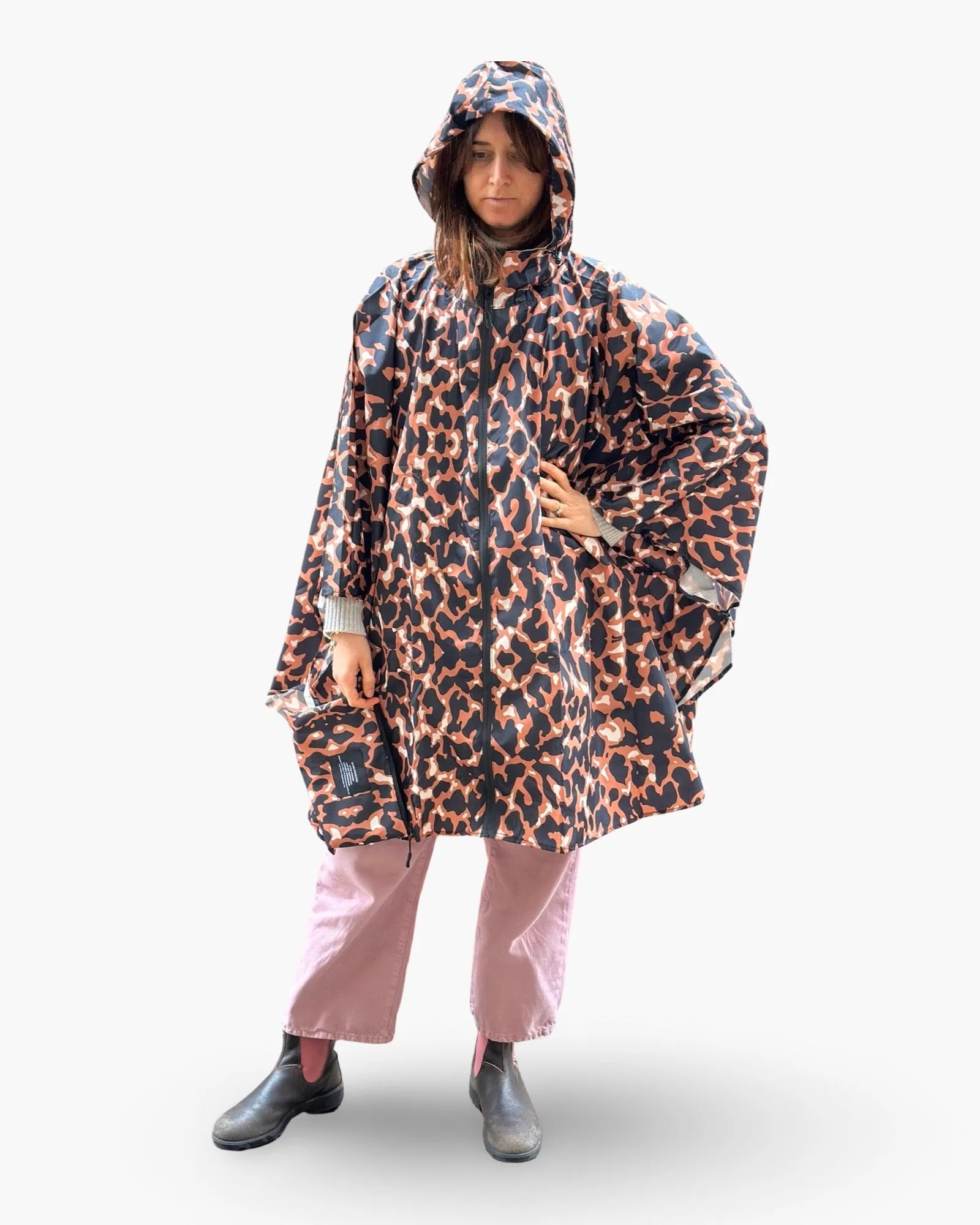 RAIN PONCHO CRAZY LEOPARD