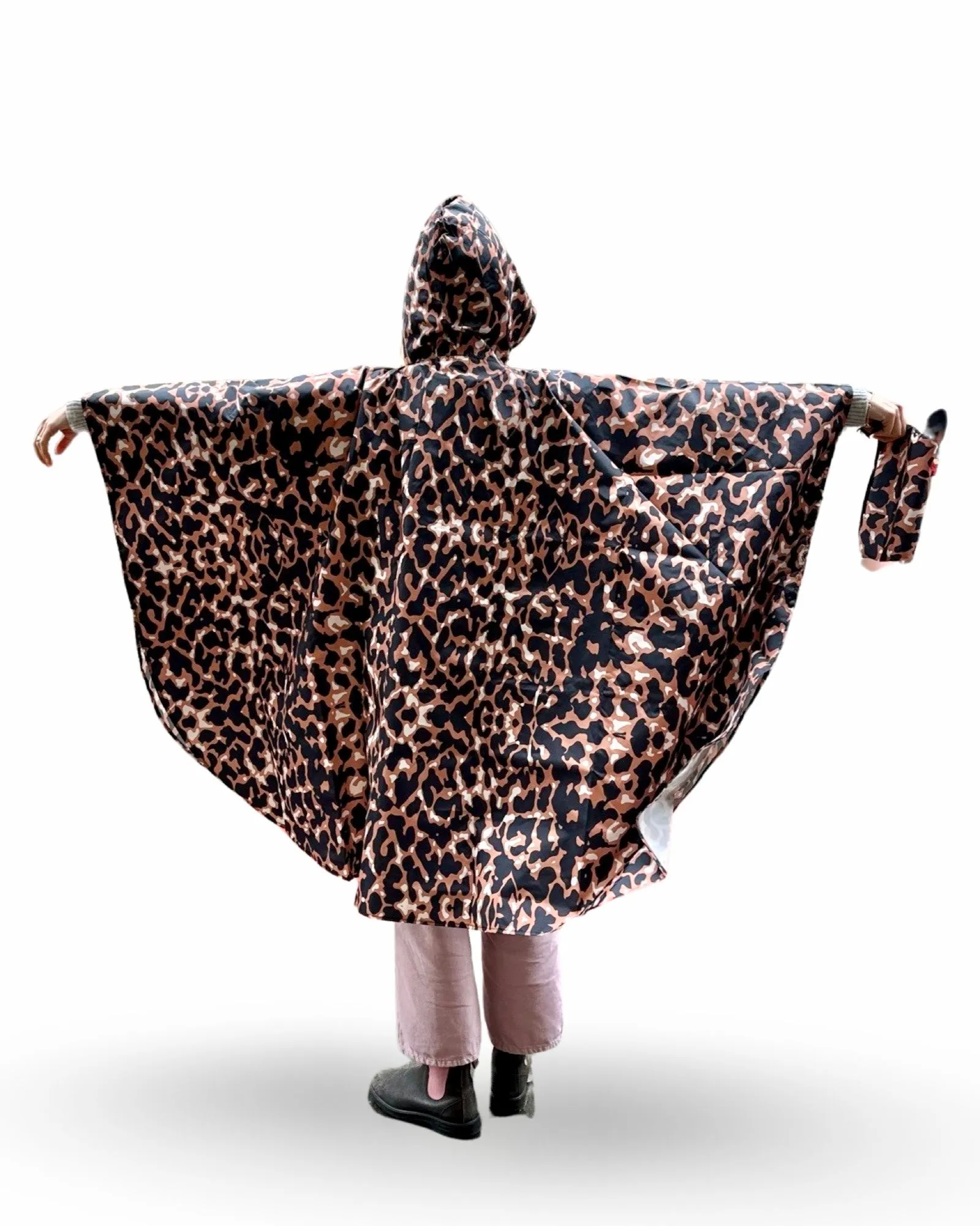 RAIN PONCHO CRAZY LEOPARD