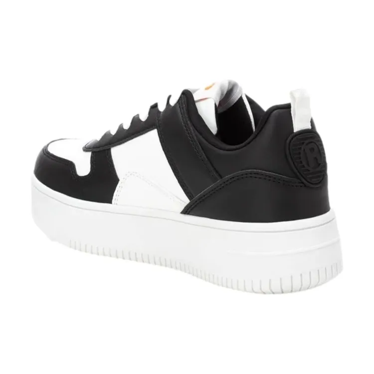 Refresh 171615 Scarpe Donna Sneakers Platform Stringate Bianco Nero