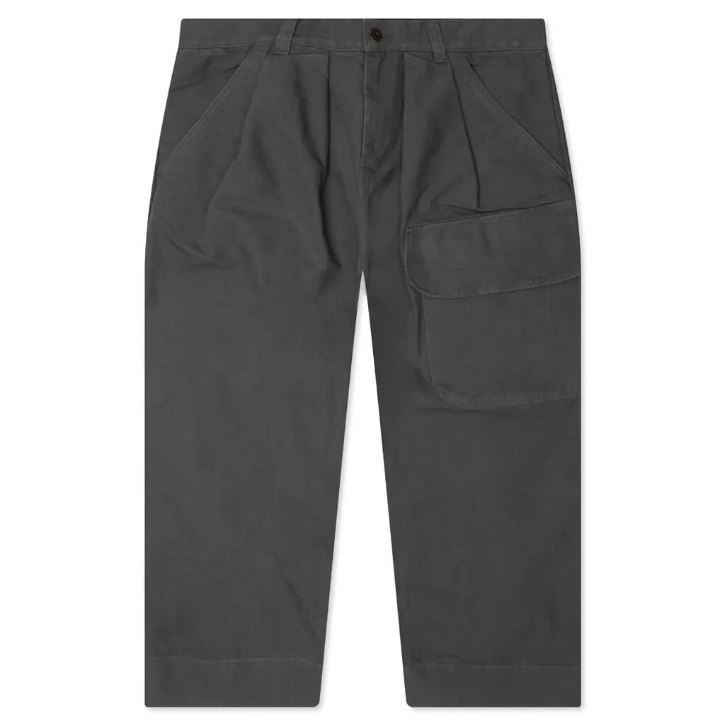 Relaxed Cargo Trousers - Grey