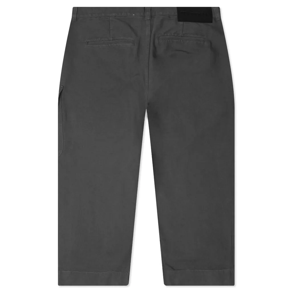 Relaxed Cargo Trousers - Grey