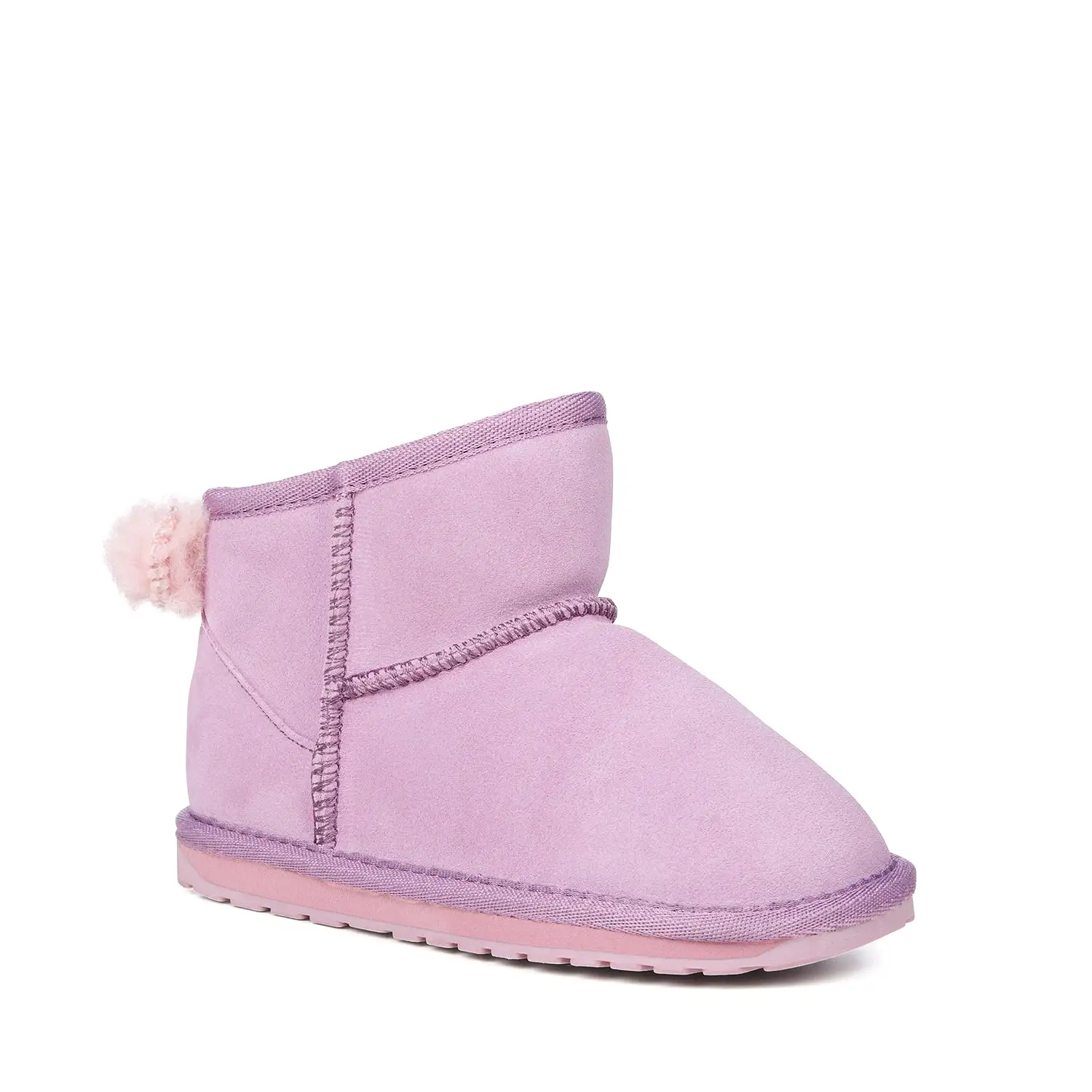 Rigel Kid's Mini Sherpa Boot - Mauve Mist