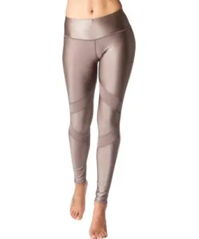 Riley 7 Sleek Leggings In Suede Lustre