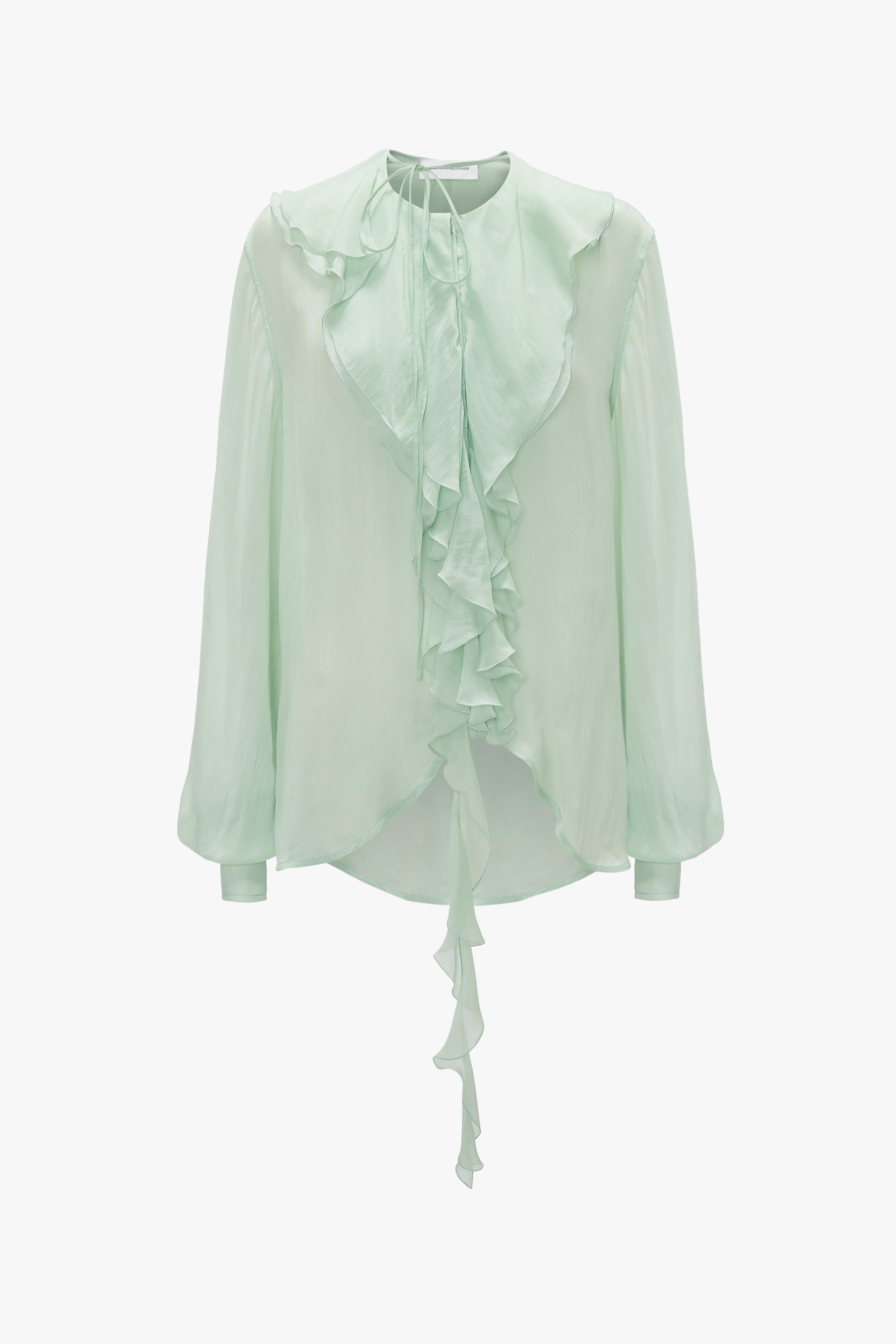 Romantic Blouse In Jade