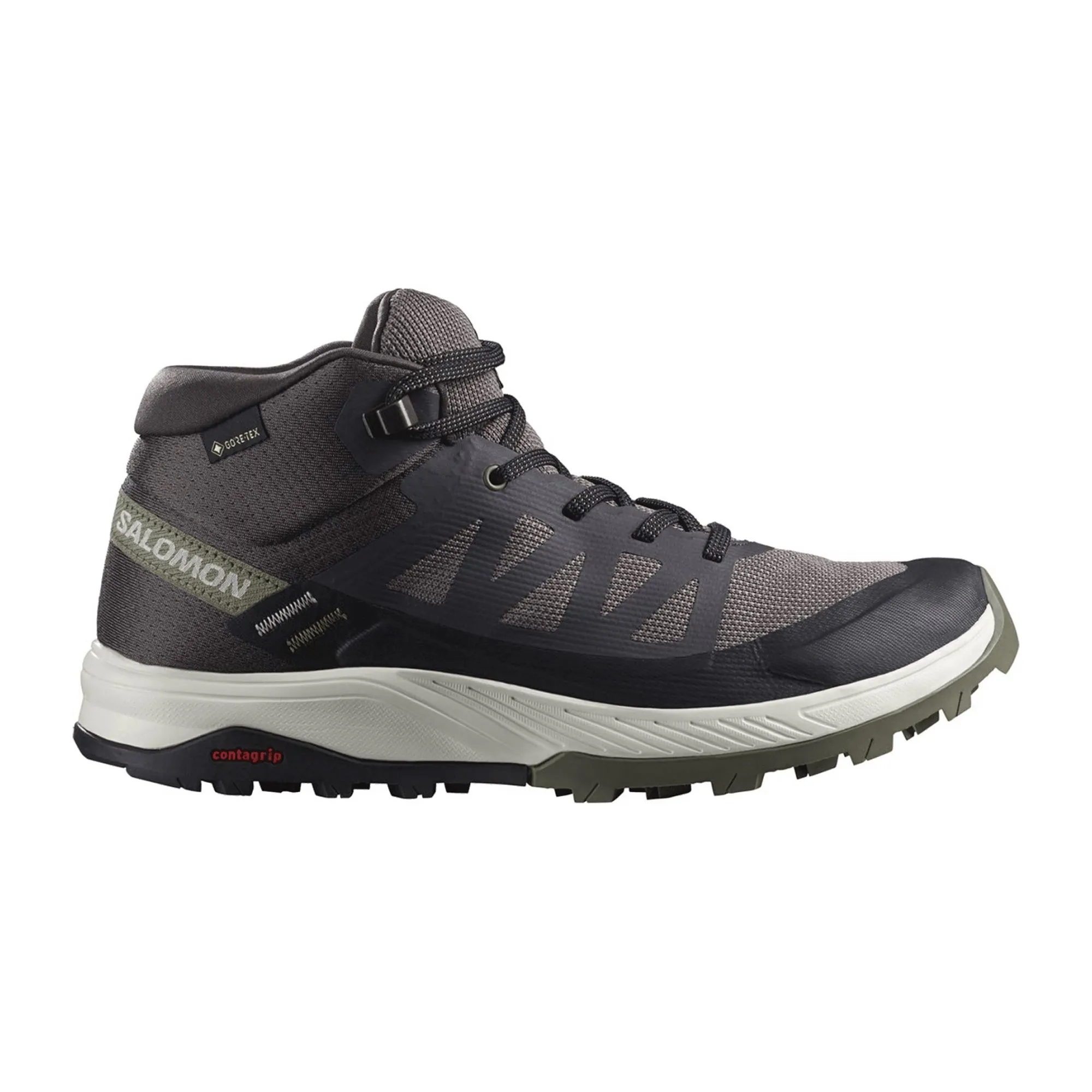 Salomon shoes OUTRISE MID GTX W Black for women