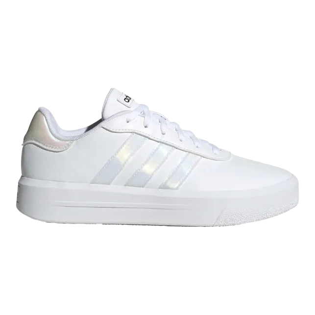 Sneakers da donna court platform  bianco Cod: H06299