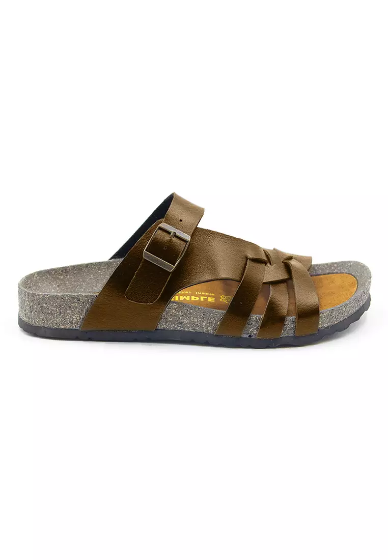 SoleSimple Istanbul - Camel Leather Sandals & Flip Flops & Slipper