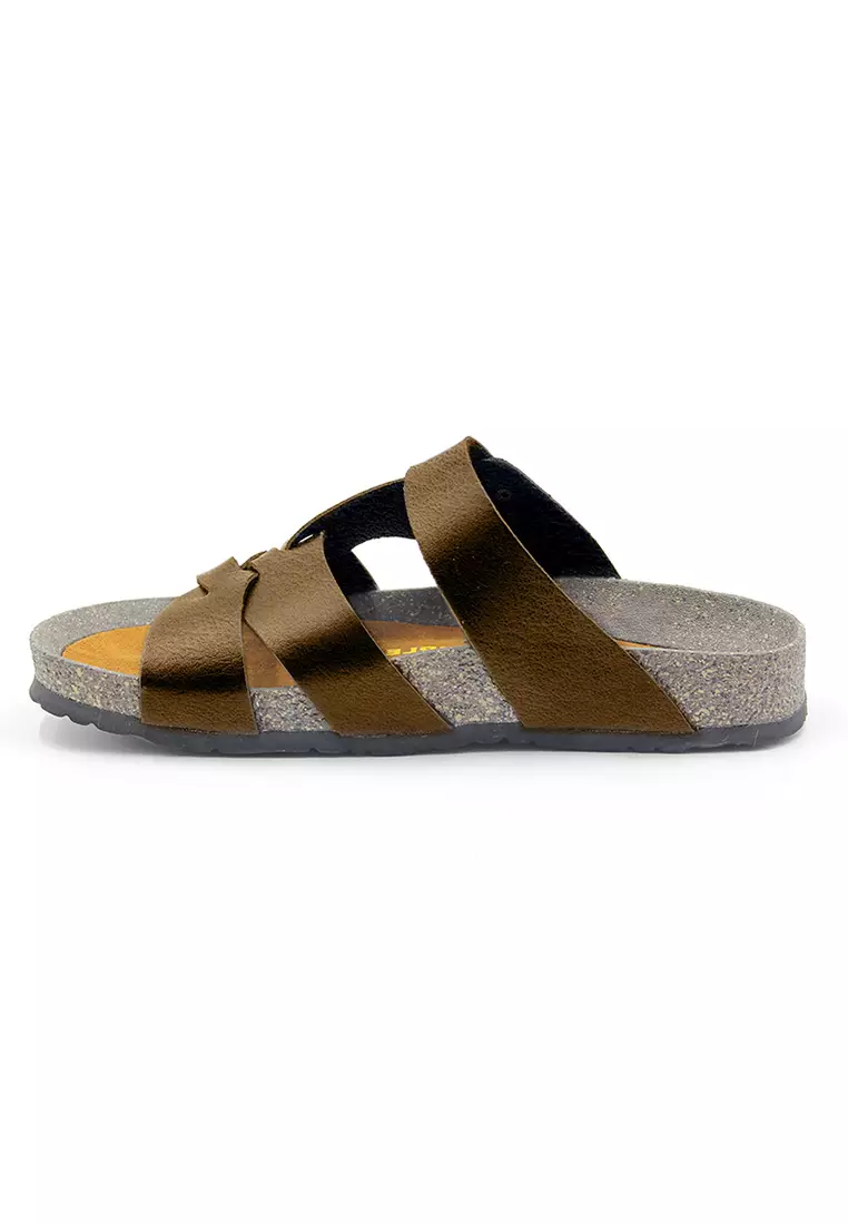 SoleSimple Istanbul - Camel Leather Sandals & Flip Flops & Slipper