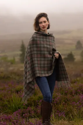 Tartan Poncho | Extra Warmth (Fraser Hunting, Weathered)