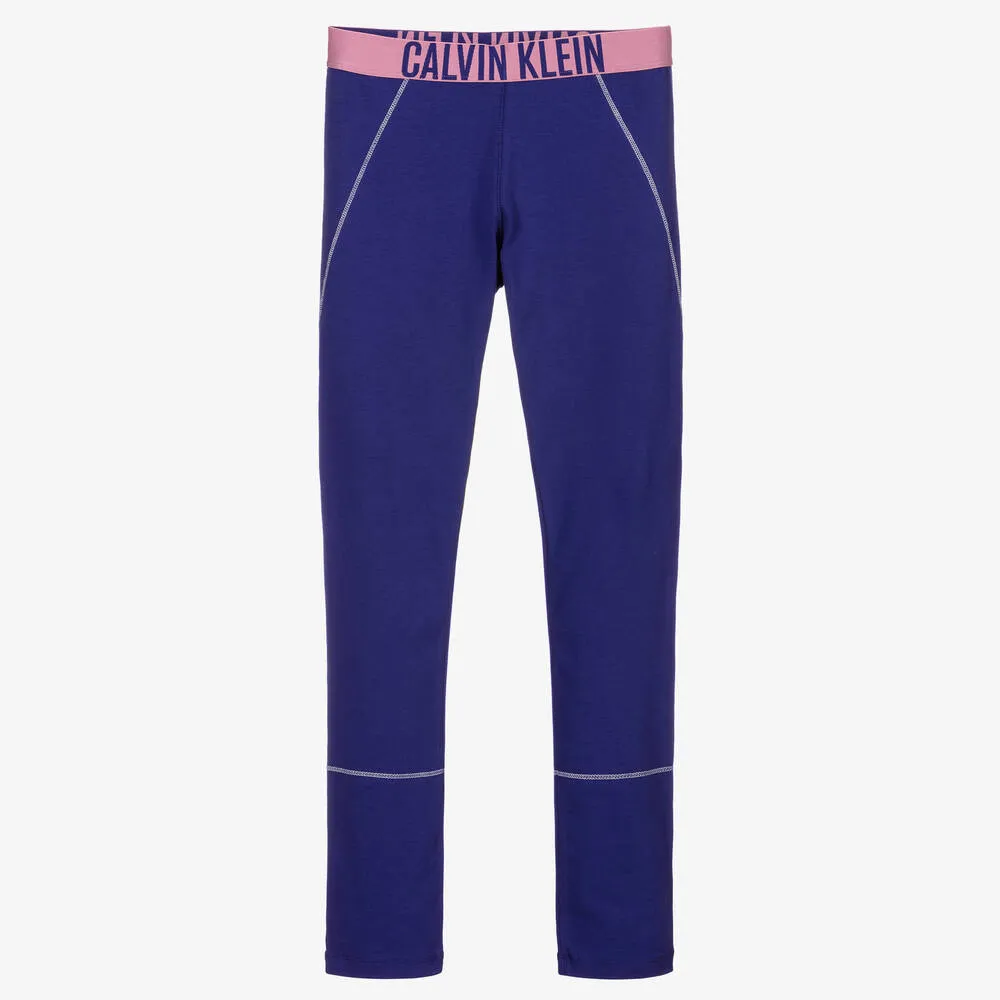 Teen Purple Logo Leggings