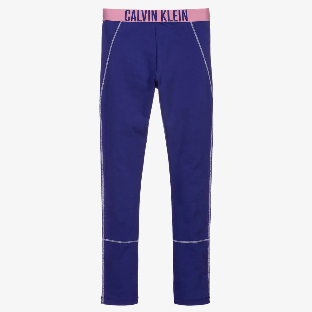 Teen Purple Logo Leggings