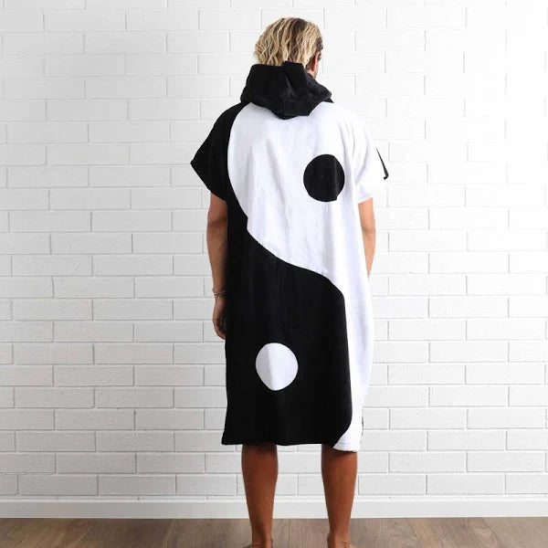 Town And Country Yin Yang Hooded Towel