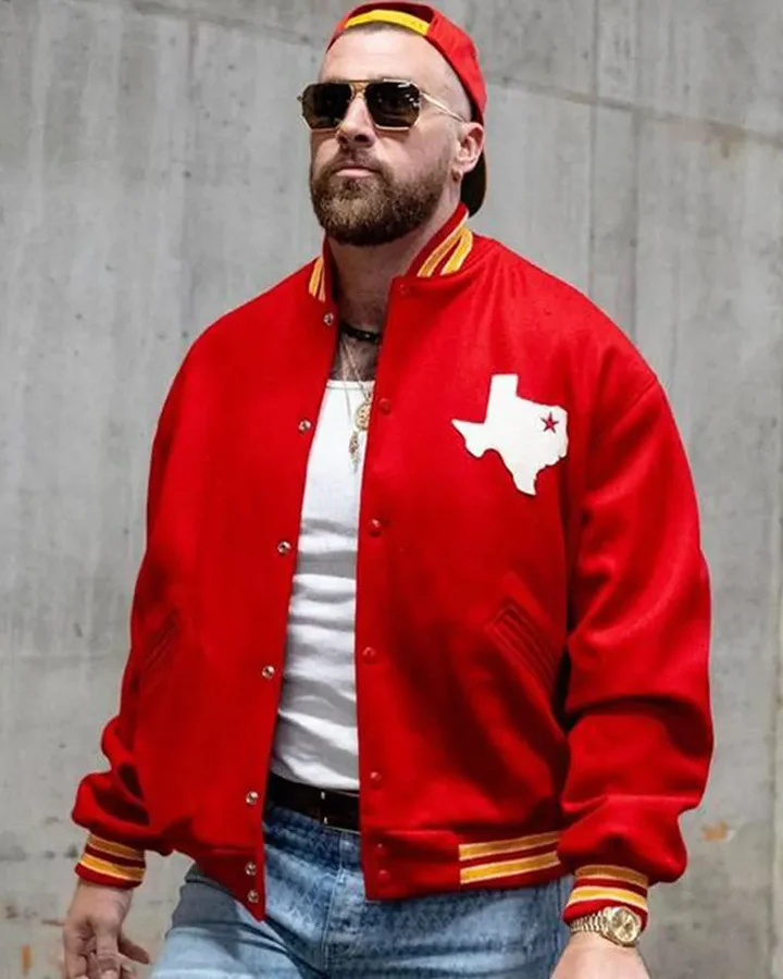 Travis Kelce Dallas Texans Jacket - William Jacket