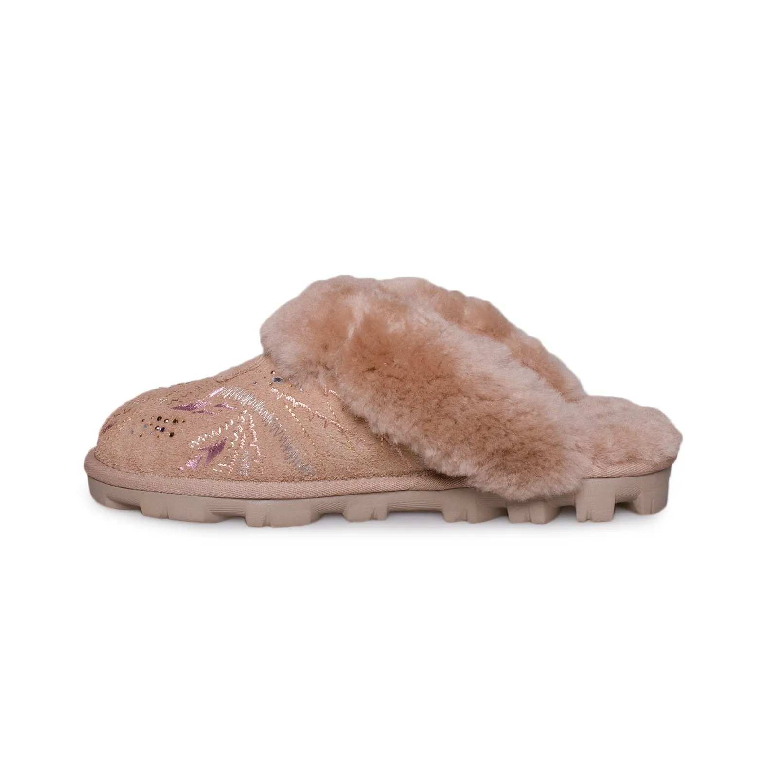 UGG Coquette Gold Burst Beachwood Slippers - Women's