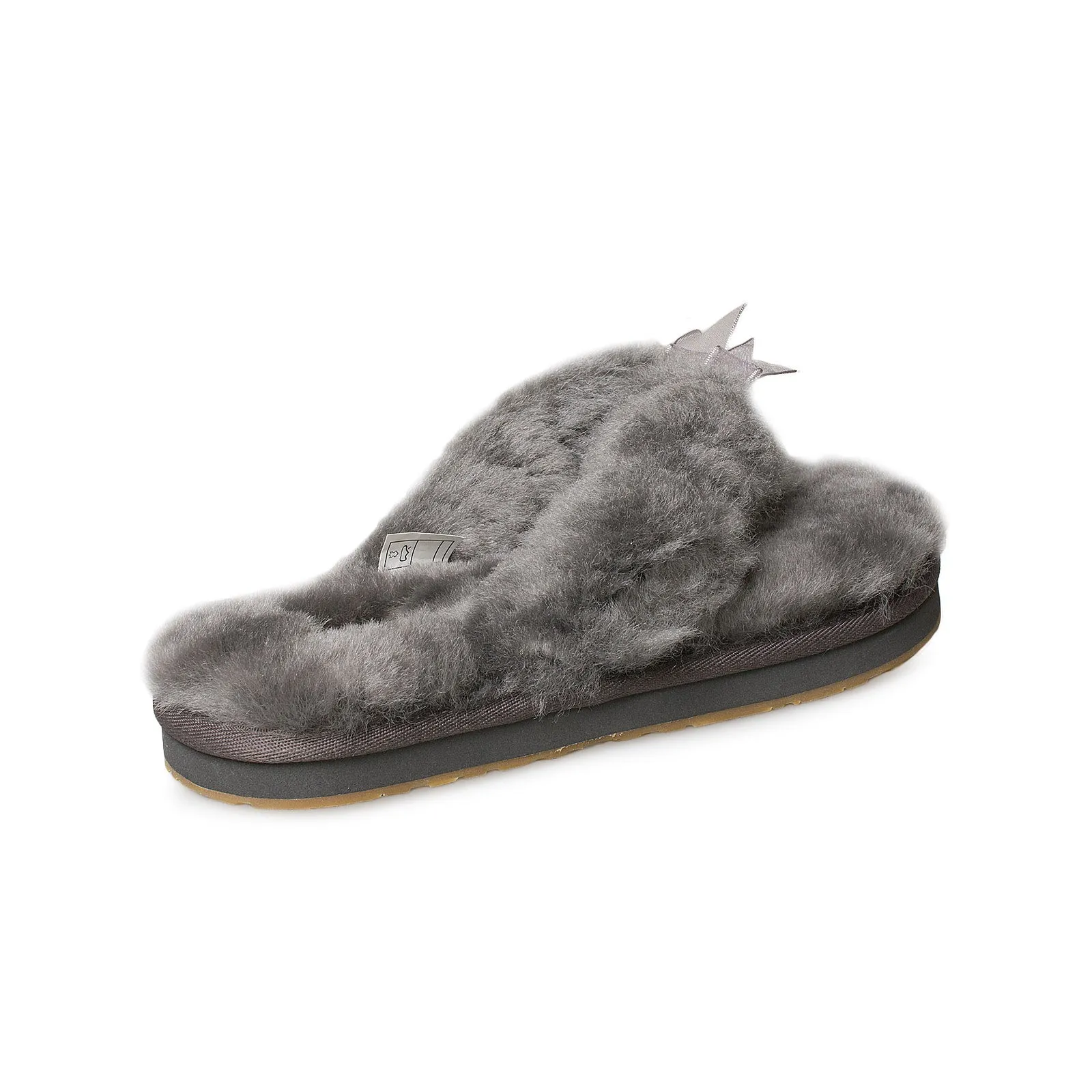 UGG Fluff Flip Flop III Grey Slippers - Women's