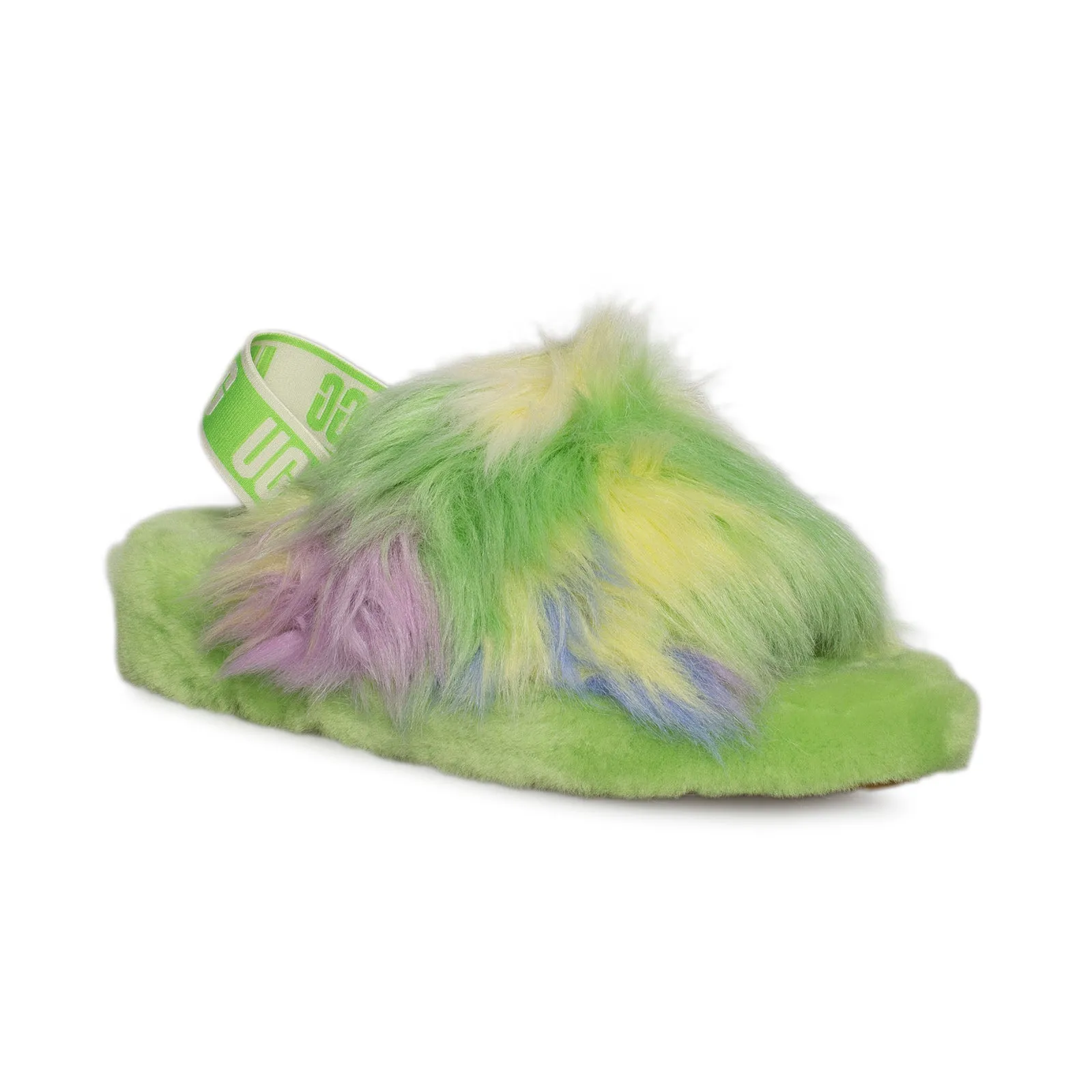 UGG Fluff Yeah Slide Tie Dye Apple Sandals - Women's