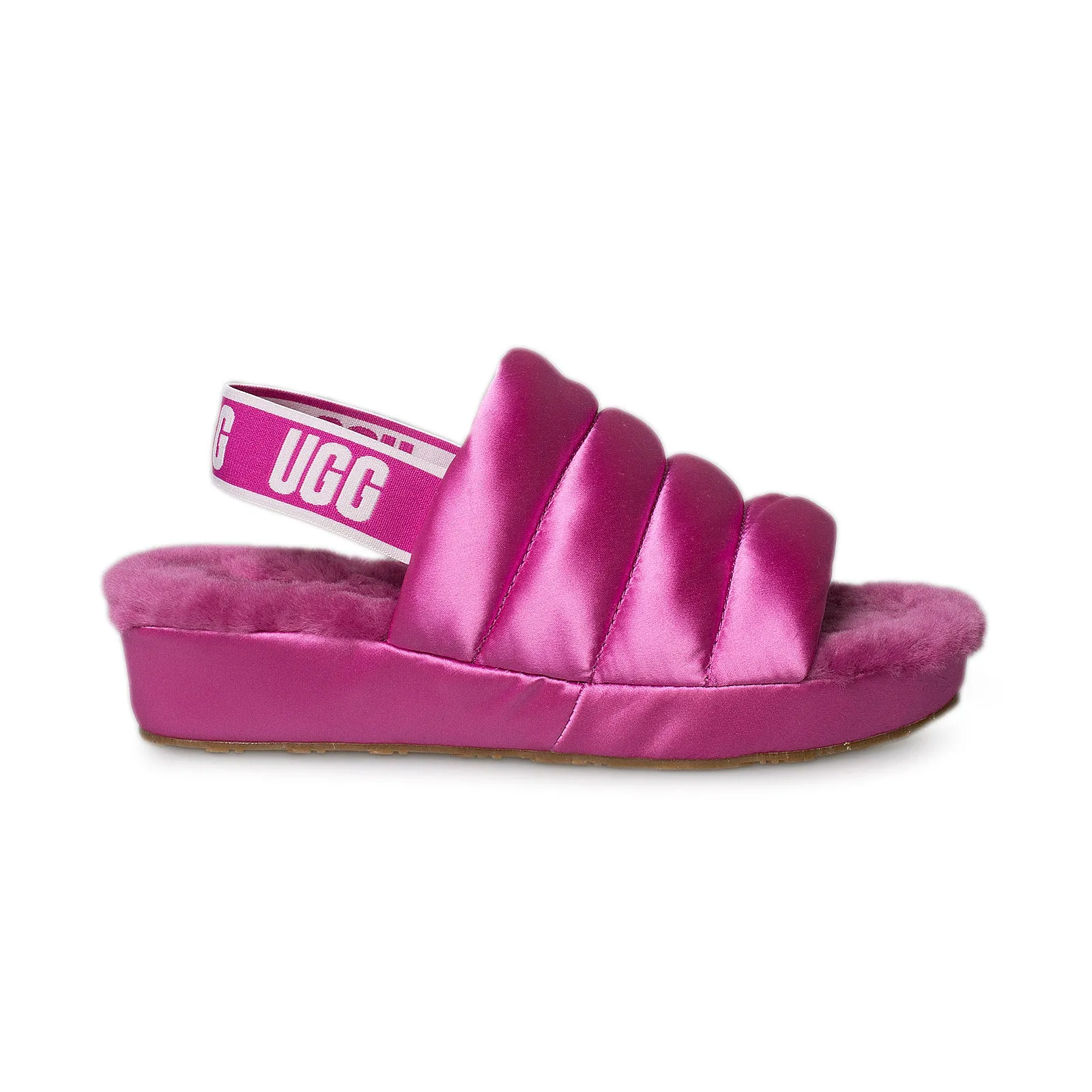 UGG Puff Yeah Fuchsia Slippers - Women's