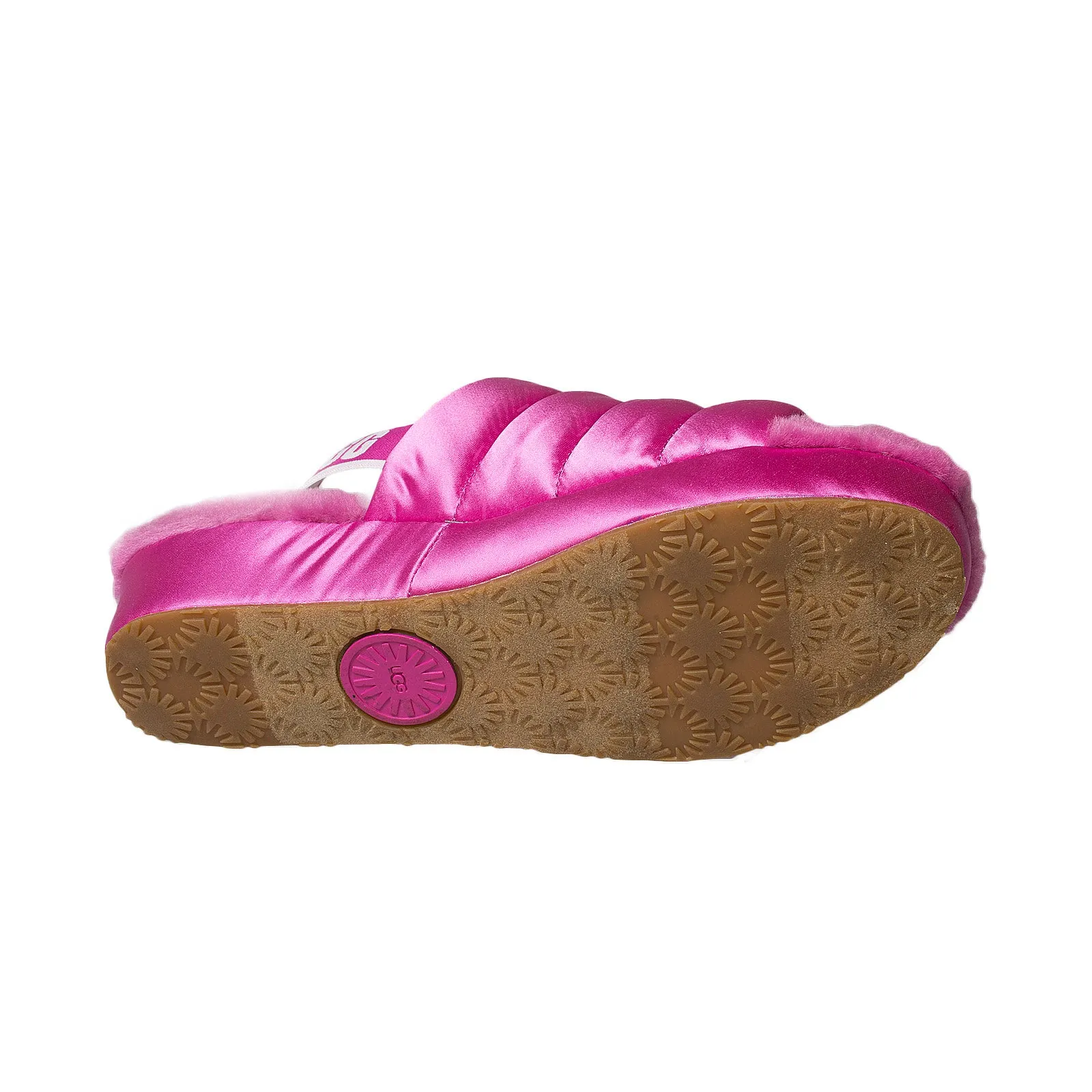 UGG Puff Yeah Fuchsia Slippers - Women's