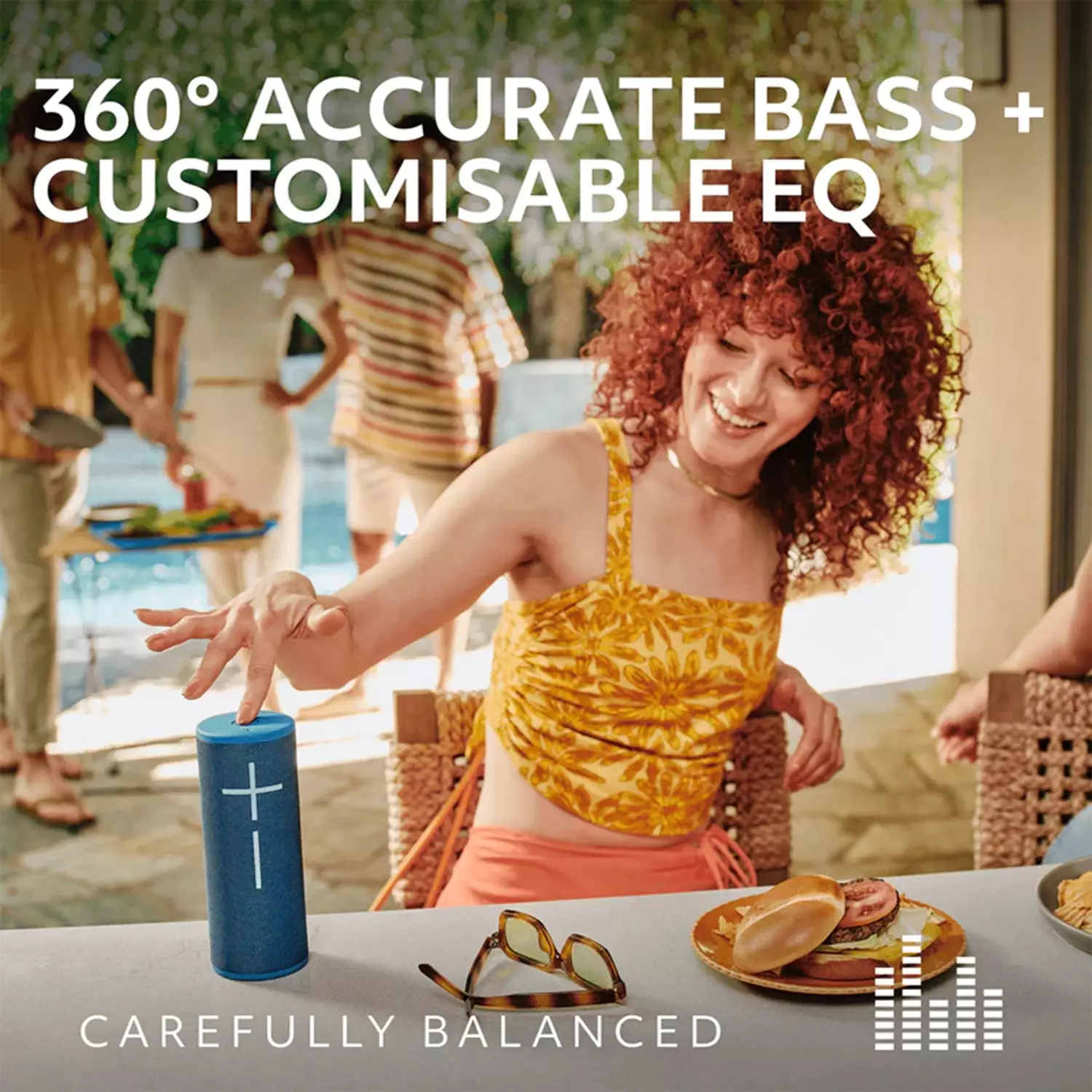 Ultimate Ears Ultimate Ears UE Boom 4 Ultimate Go-Anywhere Portable Bluetooth Speaker, Cobalt Blue