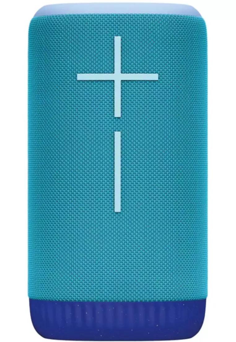 Ultimate Ears Ultimate Ears UE Everboom Rugged Ultra-Portable Bluetooth Speaker with Bassy 360° Immersive Sound, Azure Blue