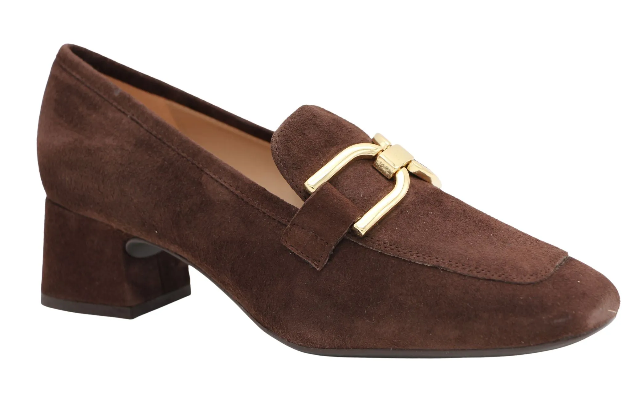 Unisa Losie Brown Heeled Loafer