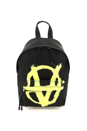 Vetements Logo Printed ZIp-Up Backpack