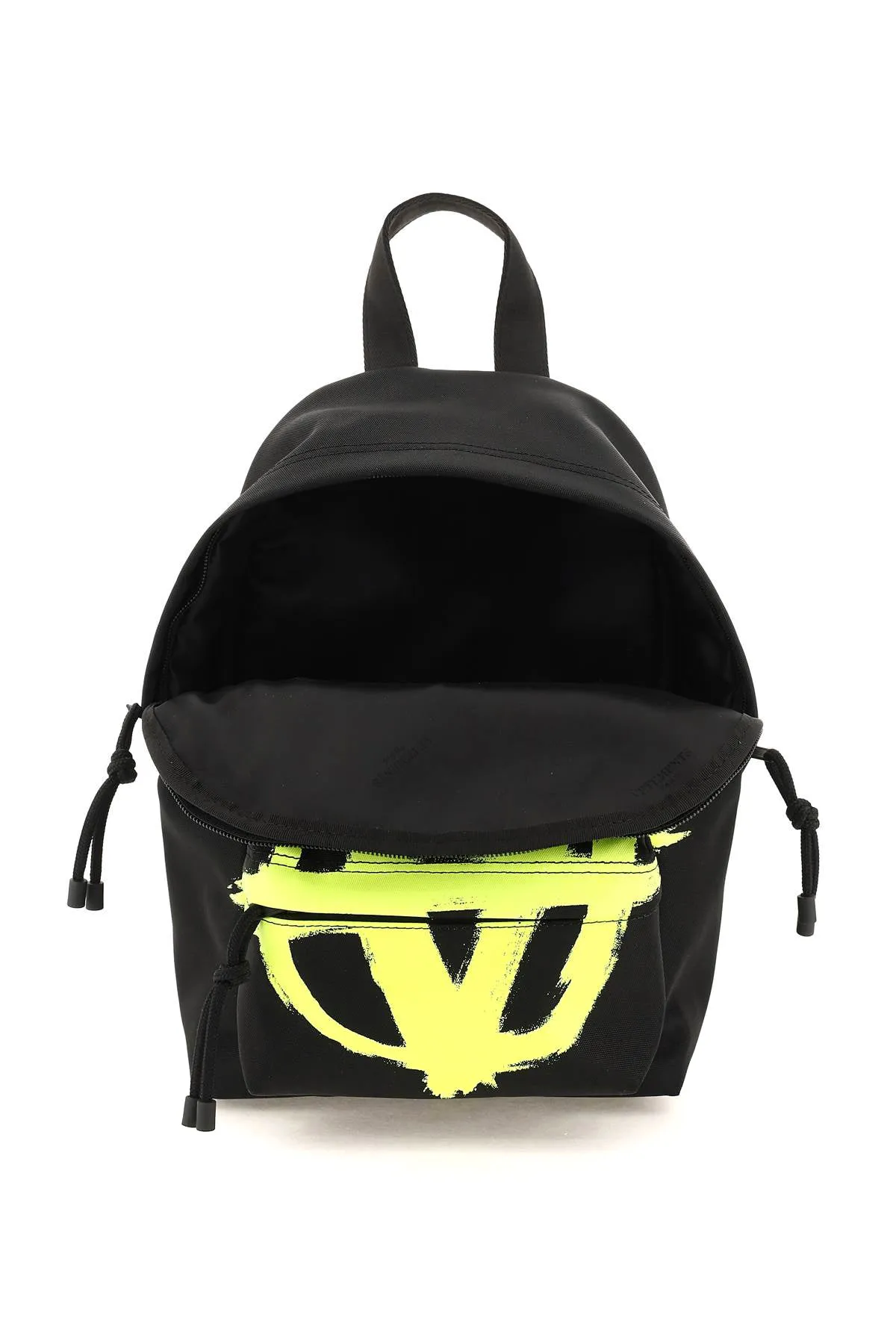 Vetements Logo Printed ZIp-Up Backpack