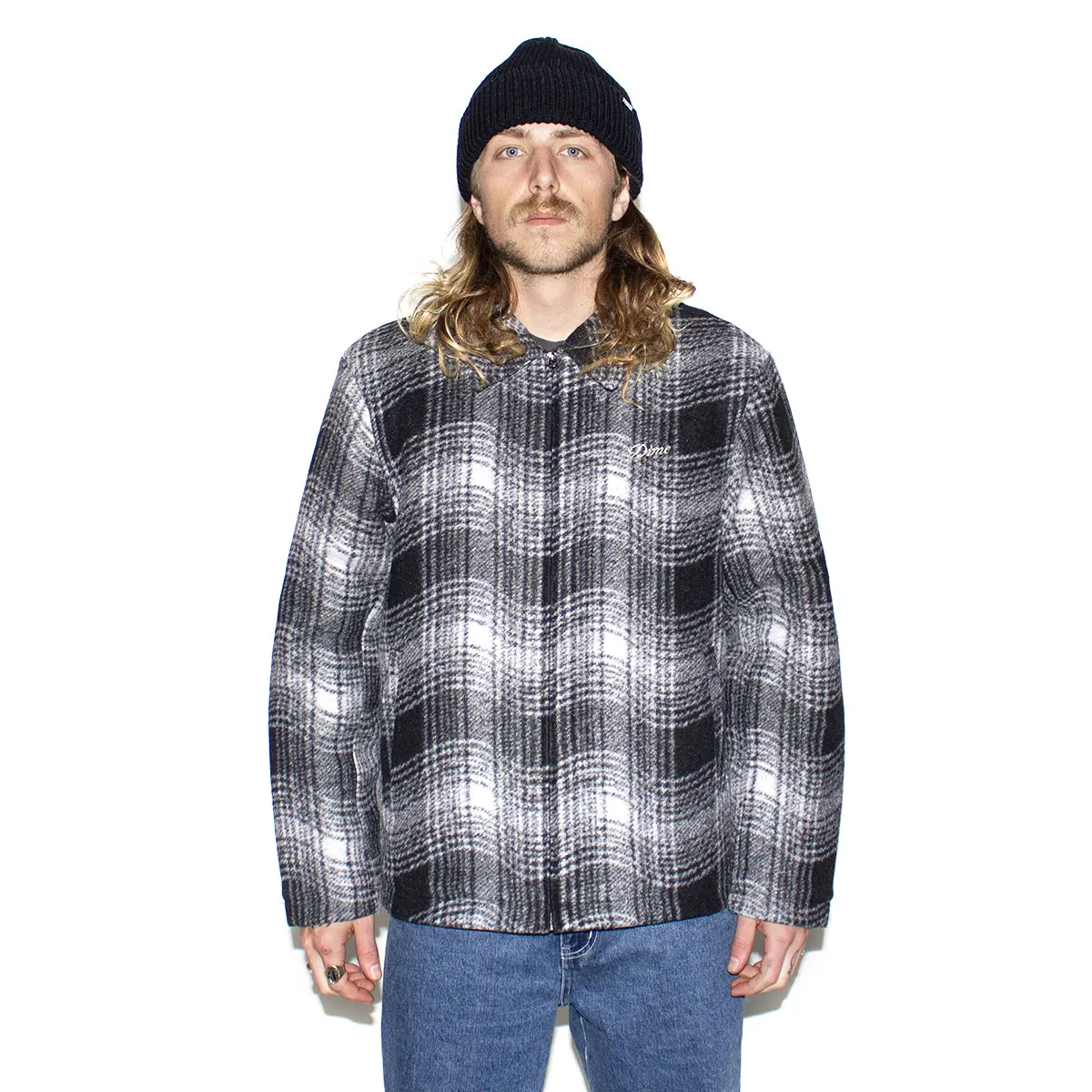 Wave Plaid Jacket