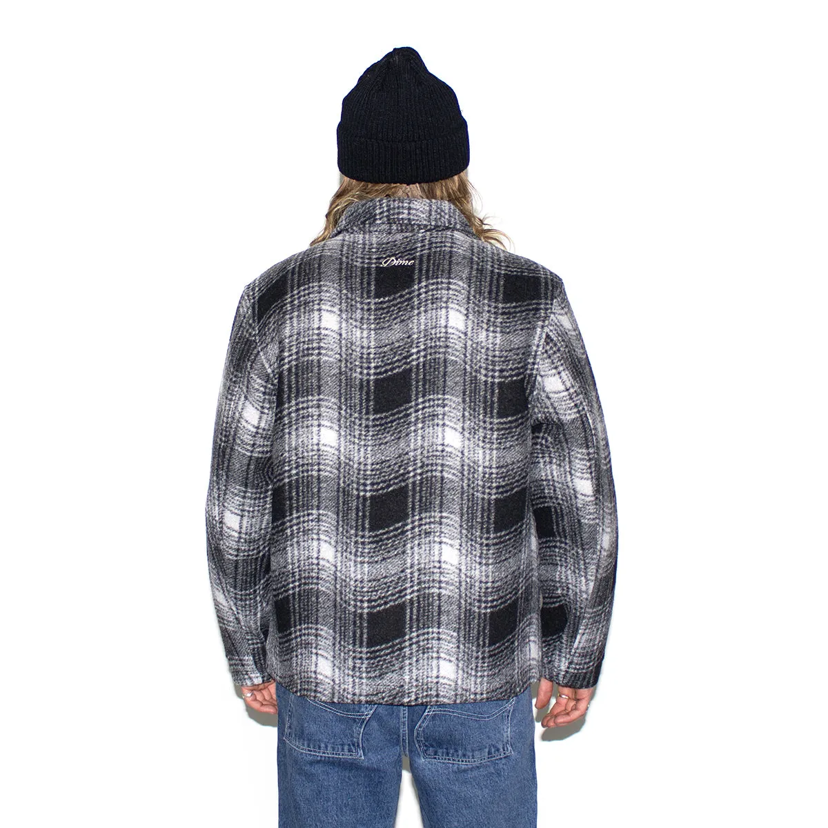 Wave Plaid Jacket