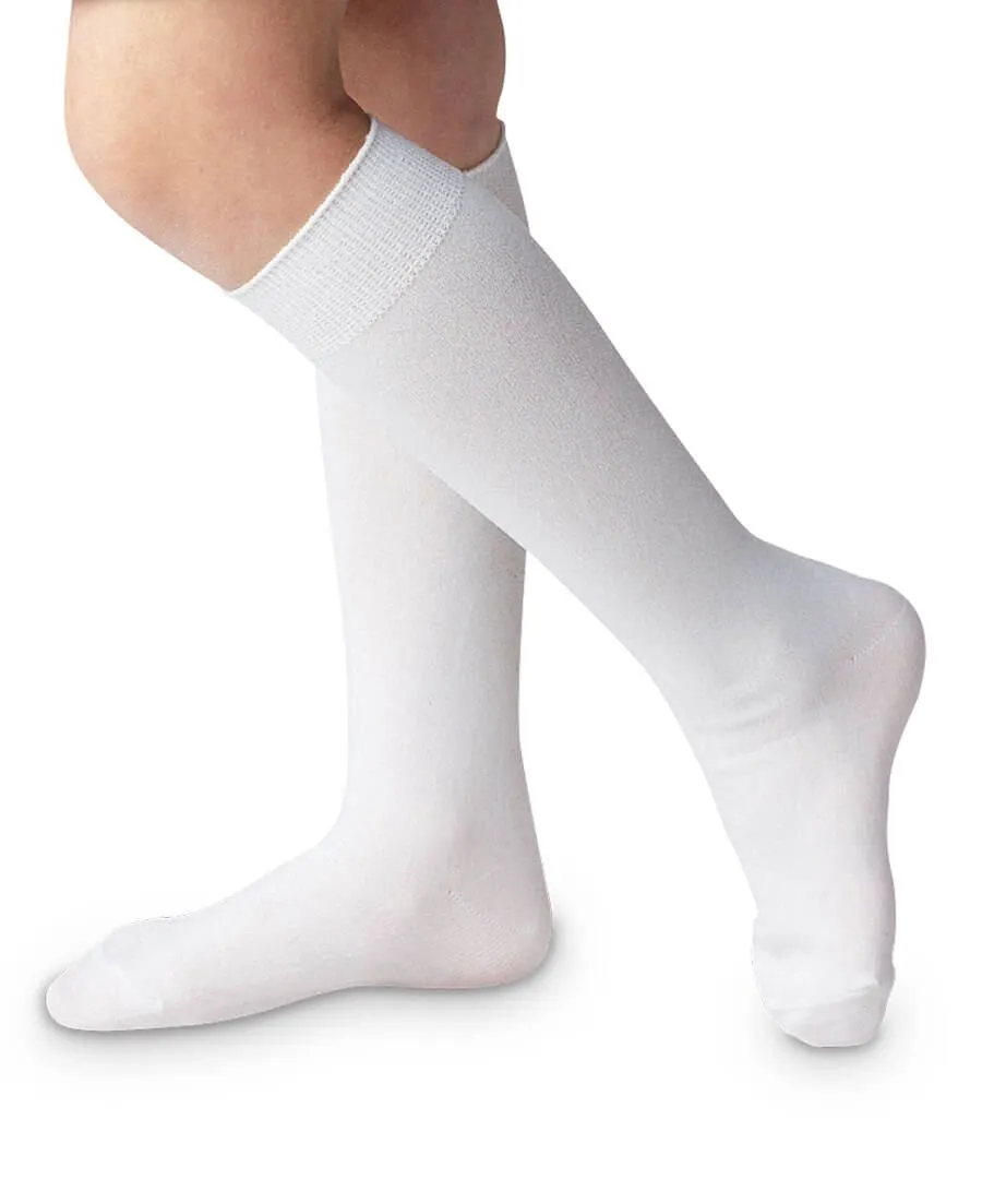 White Nylon Knee Socks