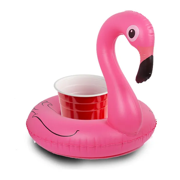 Wireless Express Bluetooth Floating Speaker & Cup Holder - Flamingo