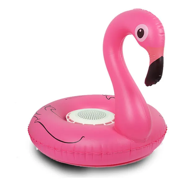 Wireless Express Bluetooth Floating Speaker & Cup Holder - Flamingo