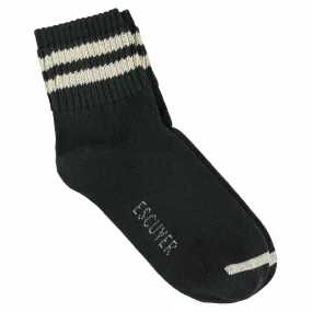 Women Ankle Socks Off Black / Ecru