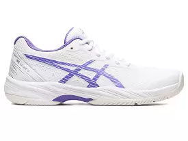 Women's Asics Gel-Game 9, White/Pure Silver, 8 B Medium