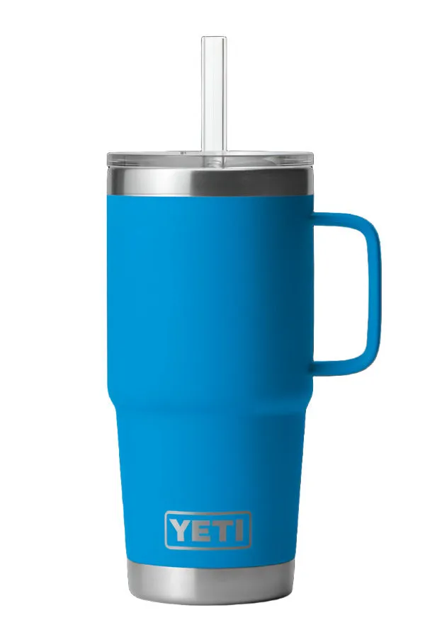 Yeti Rambler 25oz Straw Mug