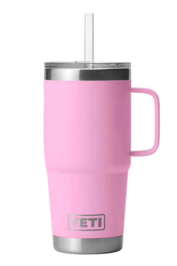 Yeti Rambler 25oz Straw Mug