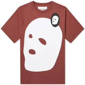 Youths In Balaclava Balaclava Print T-ShirtBurgundy