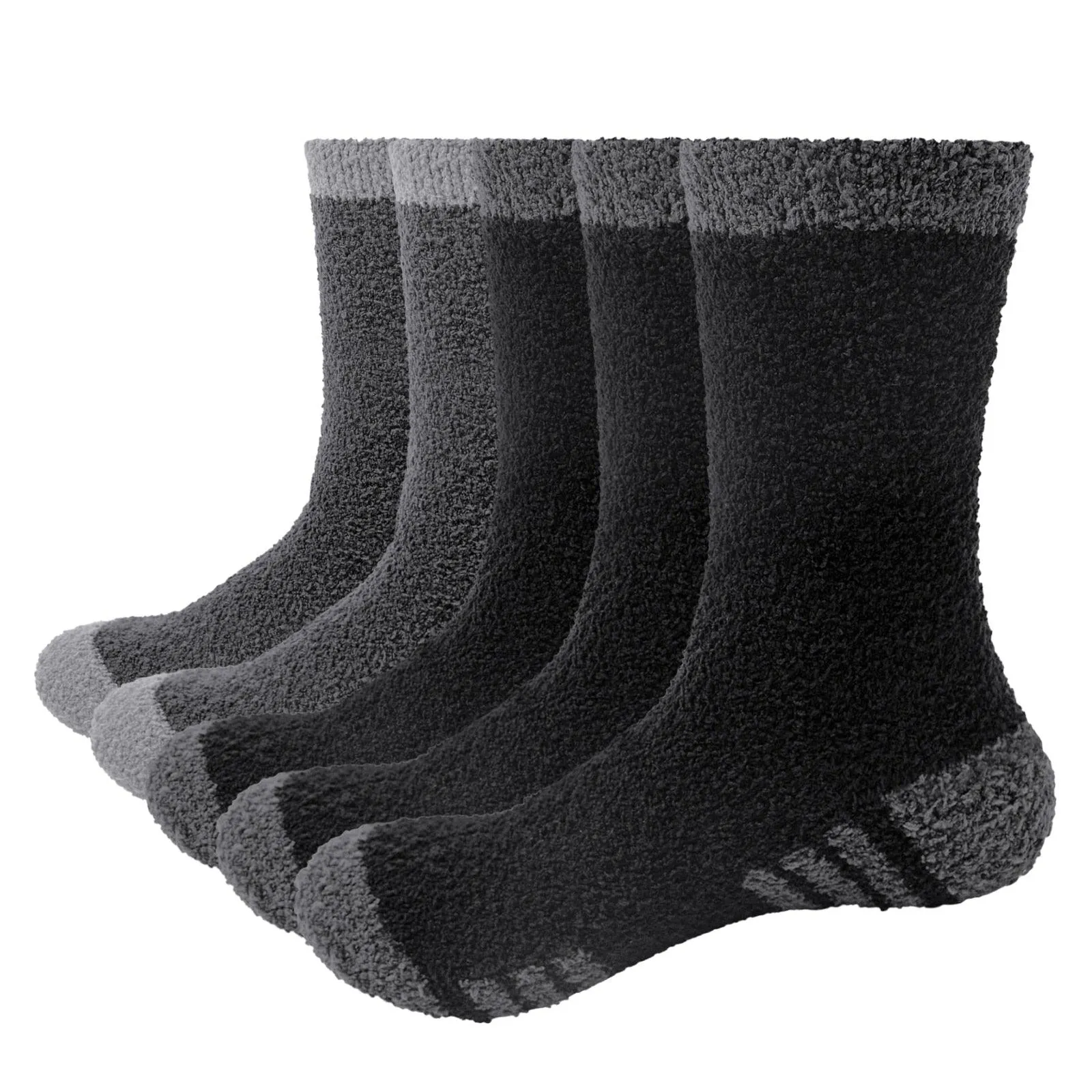 YUEDGE Women's Cotton Casual Crew Socks - 5 Pairs Cute Winter Warm Thick